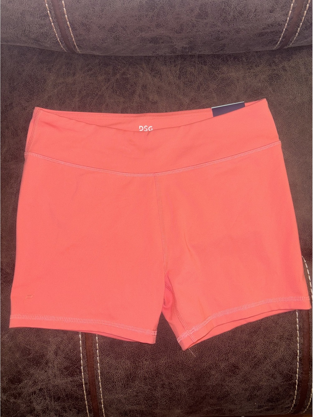DSG Girls XL 16 Coral Pink Momentum Mid Rise Athletic Shorts NWT